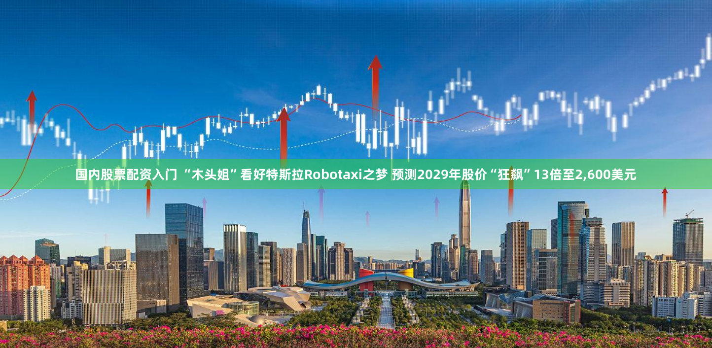 国内股票配资入门 “木头姐”看好特斯拉Robotaxi之梦 预测2029年股价“狂飙”13倍至2,600美元