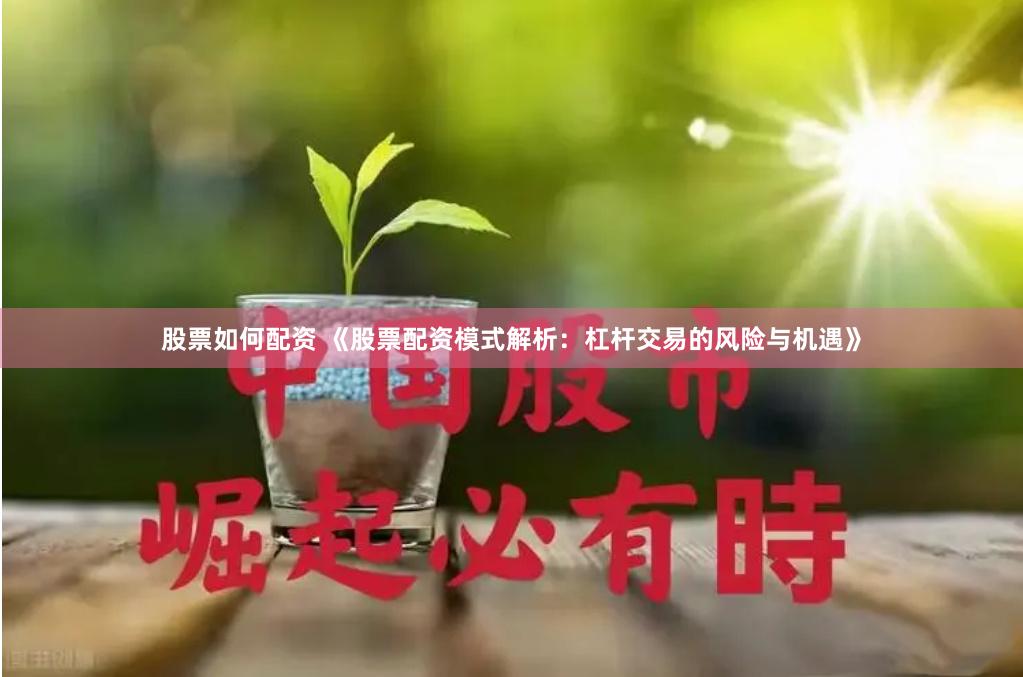 股票如何配资 《股票配资模式解析：杠杆交易的风险与机遇》